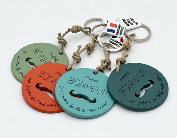 Dad Happiness Keychain