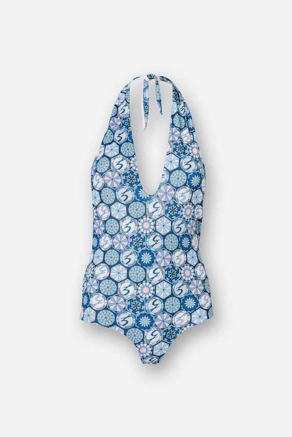 Teodosia Gattinoni Printed One-Piece Swimsuit