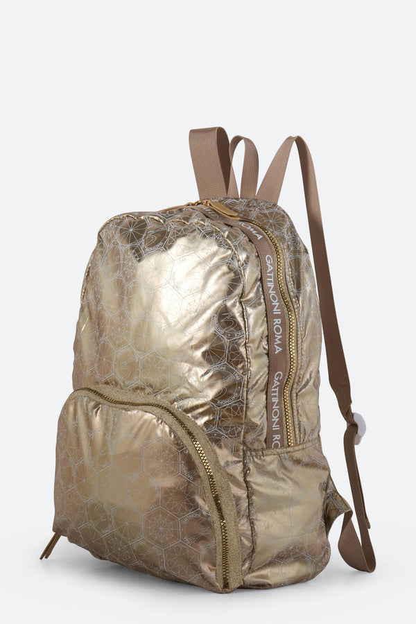 EasyChic Sparkly Gold Backpack