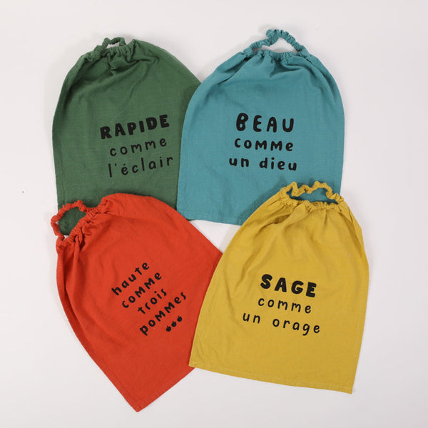 Set of 4 bibs beautiful as...