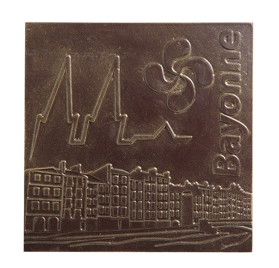 MILK CHOCOLATE PLAQUE - CATHEDRAL OF BAYONNE