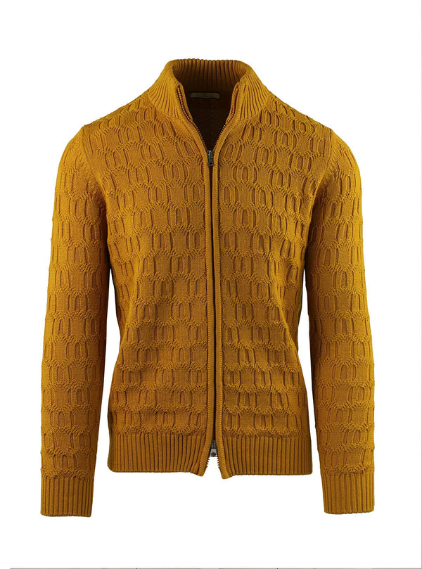 FULL ZIP GEOMETRIC WORK