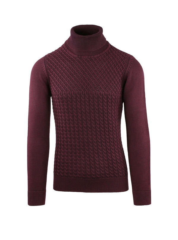 PULL LAVÉ À LA PIERRE AVEC TRESSAGES ET DIAMANTS