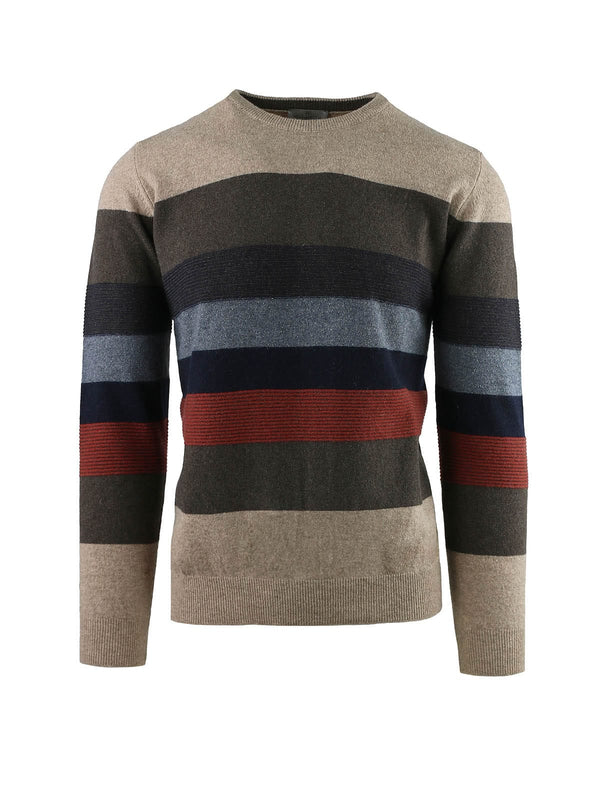 STRIPED CREW NECK
