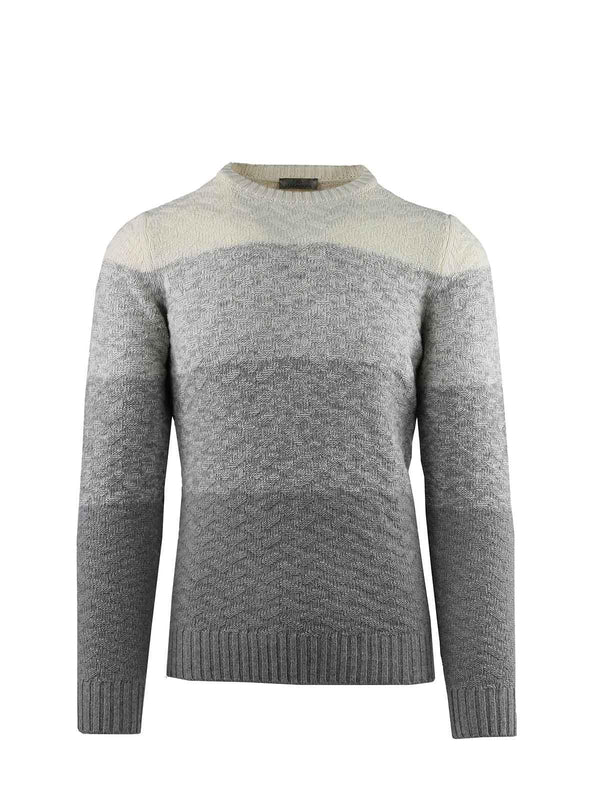 ROUND NECK RECTANGLE TEXTURE