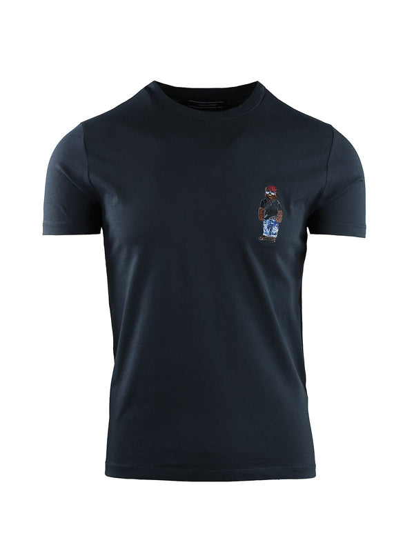 JERSEY T-SHIRT WITH BEAR PRINT
