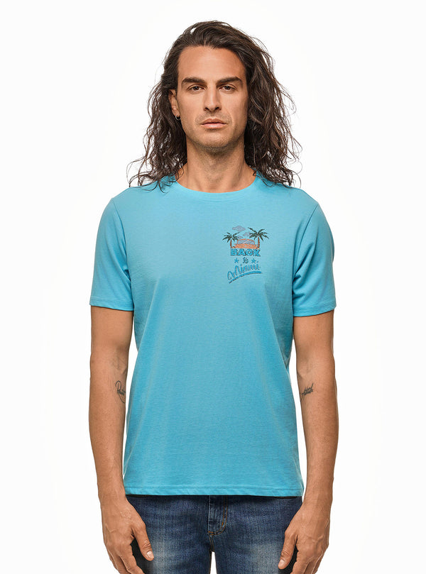 T-SHIRT WITH CAR PRINT