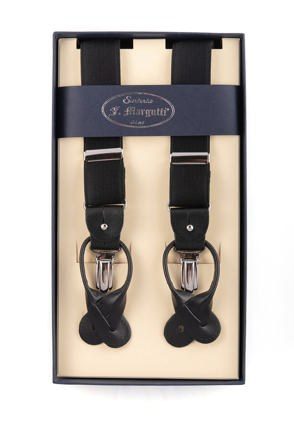 Classic Black Suspenders