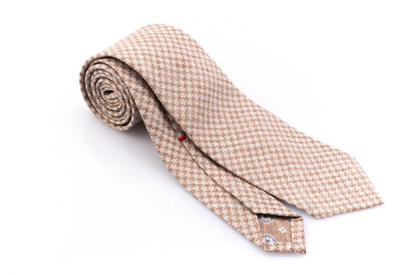 Unlined beige tie