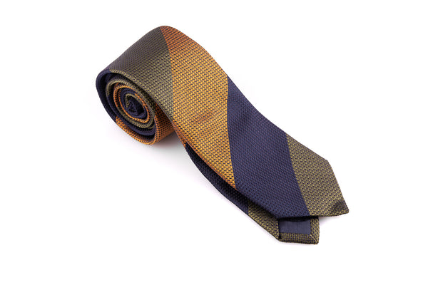 Regimental tie in pure silk