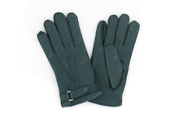 Green Deerskin Gloves