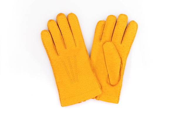 Gants en Peccary Jaune