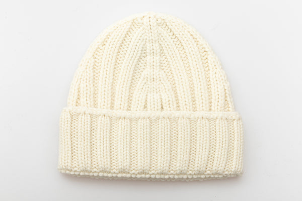 White cashmere hat
