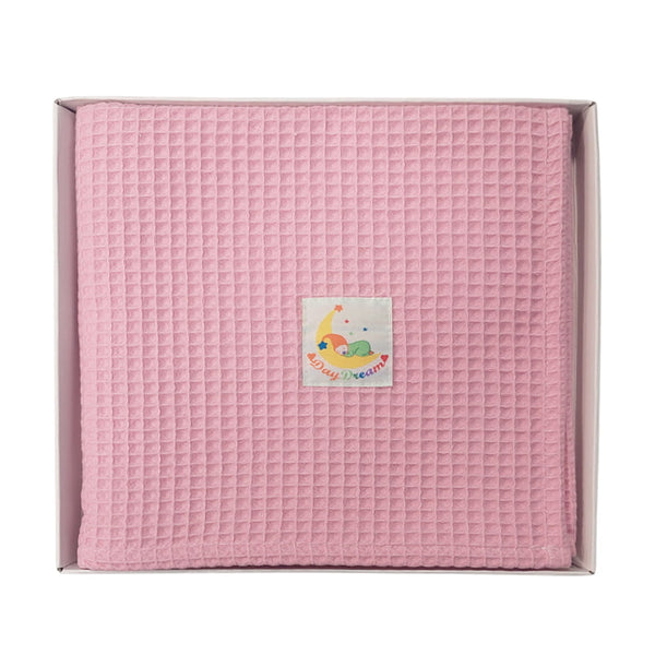 Waffle Blanket - Pink