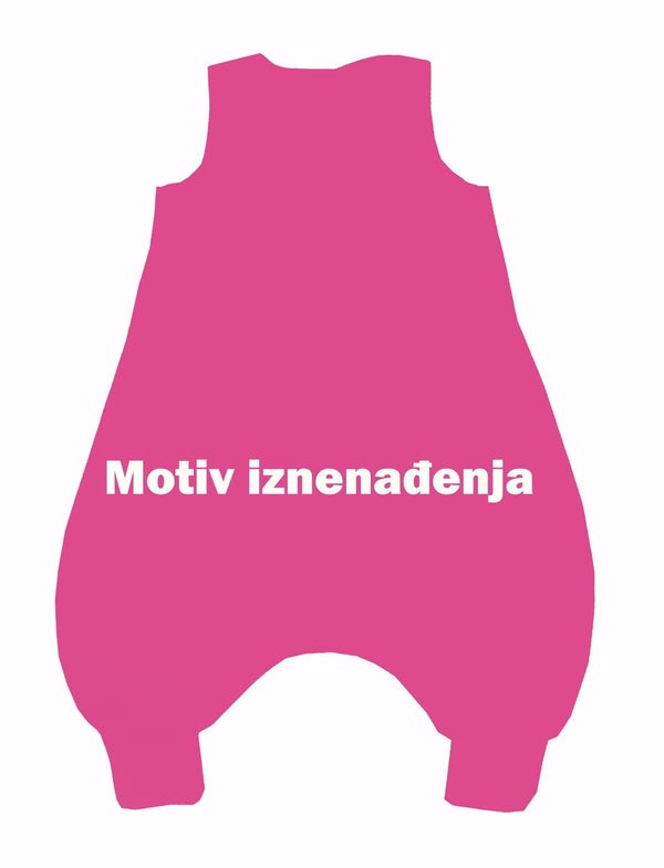 Thick Cotton Sleeping Bag with Legs and Filling - SURPRISE MOTIF - WOMEN'S