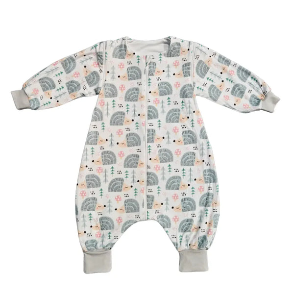 Tanja two-layer sleeping bag with legs and sleeves - Hedgehog