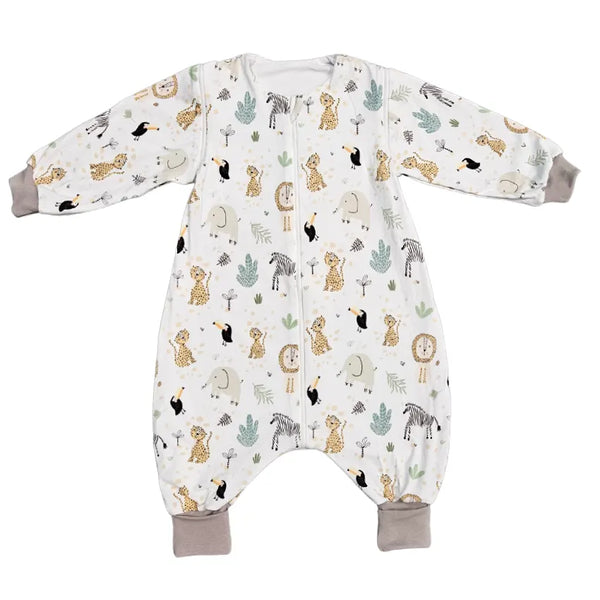 Tanja two-layer sleeping bag with legs and sleeves - Safari