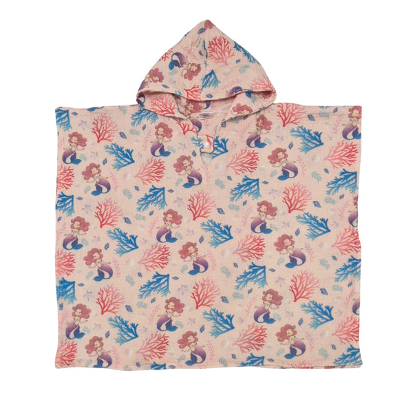 Pončo muslin - Morska bajka