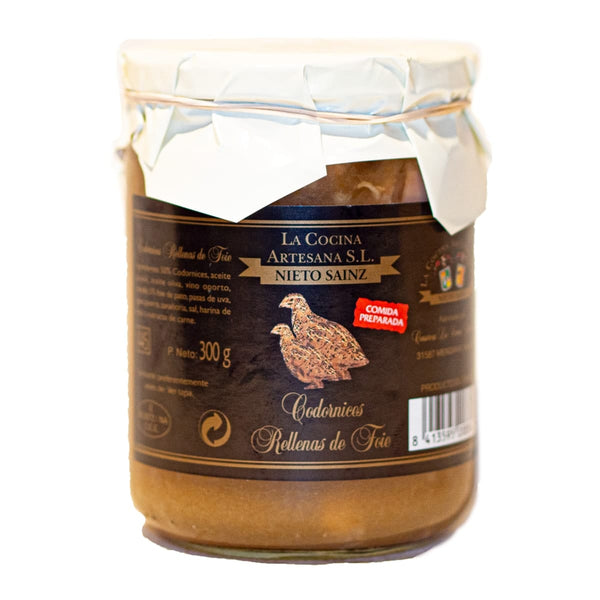 Codorniz rellena de Foie