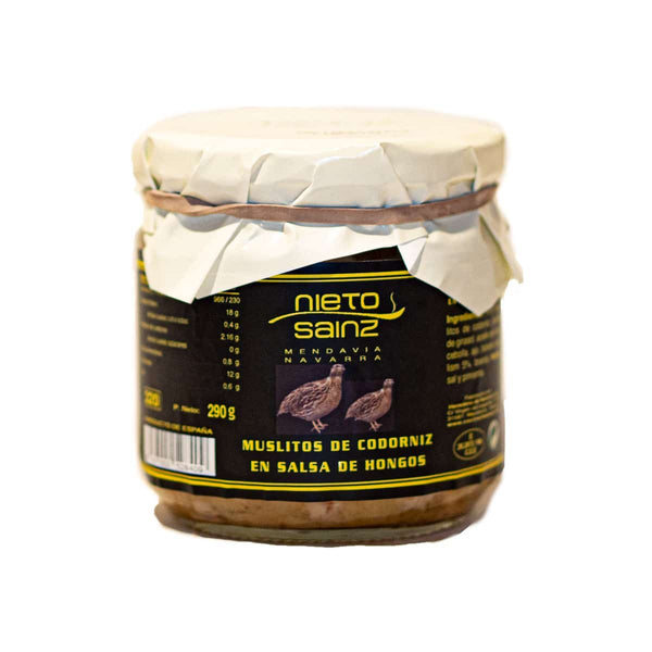 Codorniz en Salsa de Hongos