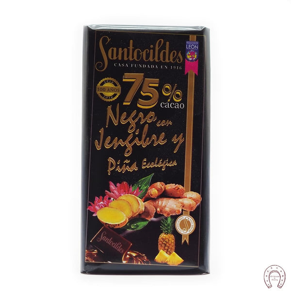 Chocolates Santocildes 75% Naranja y Jengibre