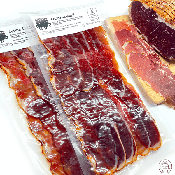 Cecina de jabalí natural