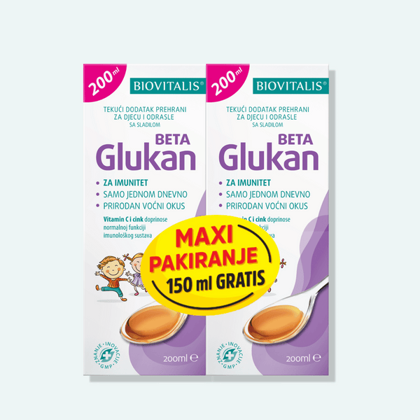 Promo pakiranje Biovitalis Beta Glukana