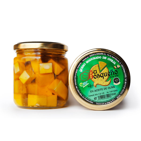 bote queso de oveja en aceite