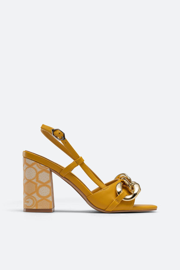 Cameron Teometric Yellow Sandal