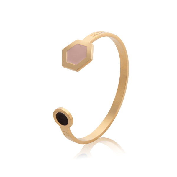 Teodosia Enamel Rigid Bracelet