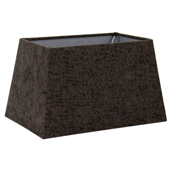 Pantalla de lámpara rectangular cónica variada – Antracita – Lana