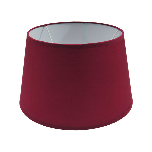 Various Drum Round Lampshades - Red - 25, 30 or 35 cm