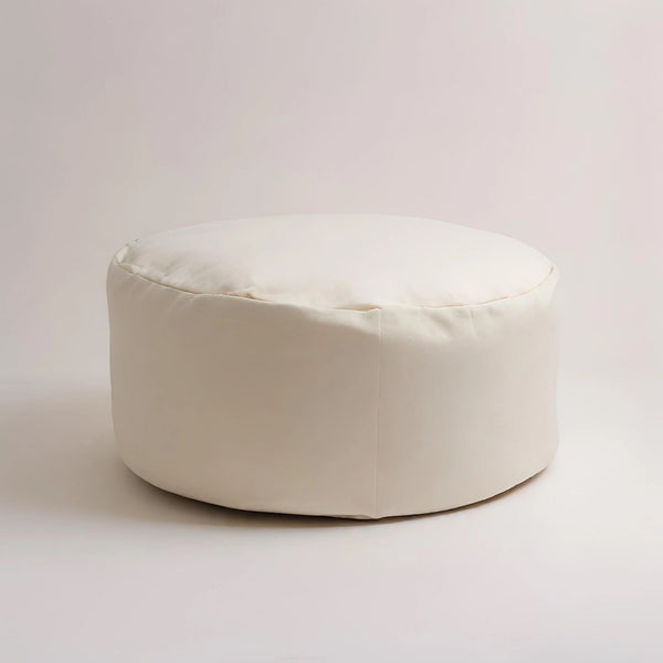 SOFT CHILL 60, Pouf Sacco Rotondo in Cotone Sfoderabile 60 x h42