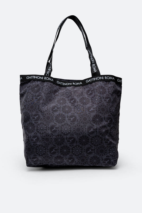 Teodosia EasyChic Black Foldable Shopper