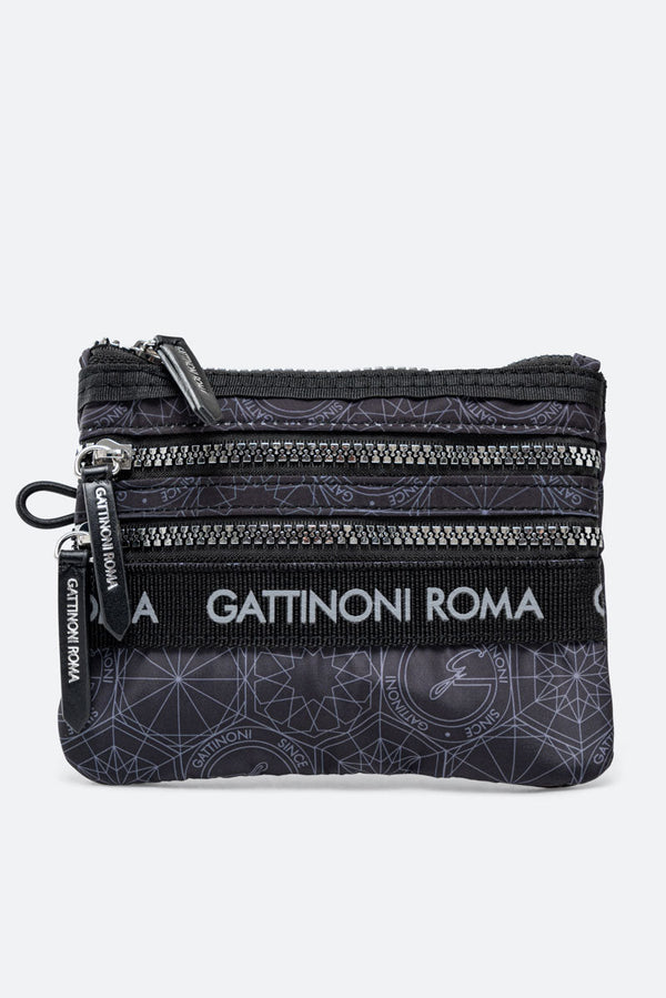 Teod.EasyChic M Flat Beau Nylon/PU Black/Black_Gattinoni