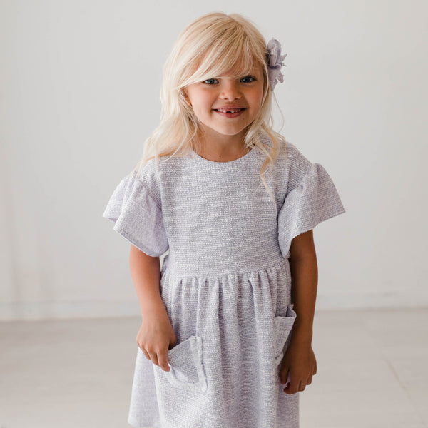 CHANEL-STYLE FABRIC DRESS