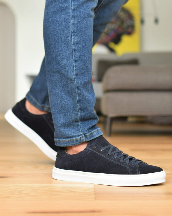 OSTUNI - Navy Suede