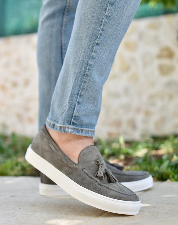 SALINA - Suede Grigio Chiaro