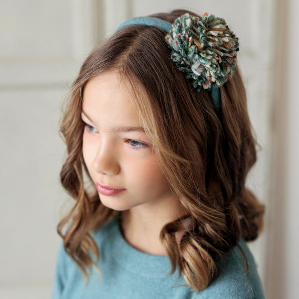 CERCHIETTO POMPON LANA