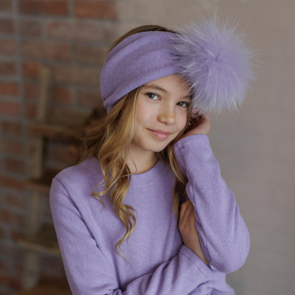 FASCIA IN CALDO COTONE MAXI POMPON