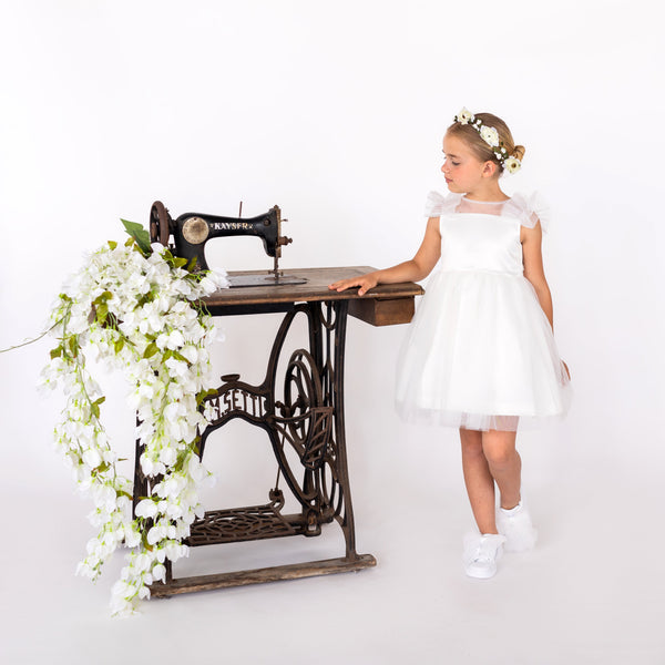 abito elegante in raso