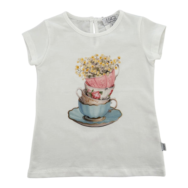 t-shirt stampa tazzine