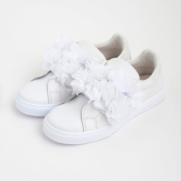 MAXI VELCRO SNEAKERS WITH FLOWERS
