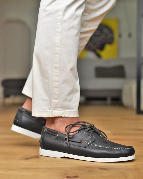 POSITANO - Navy Leather