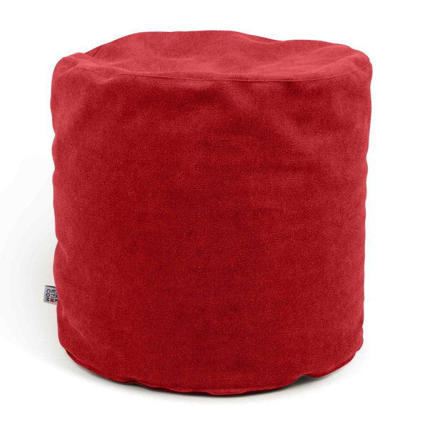 SOFT CHILL 42, Pouf Sacco Rotondo in Cotone Sfoderabile 42 x h42