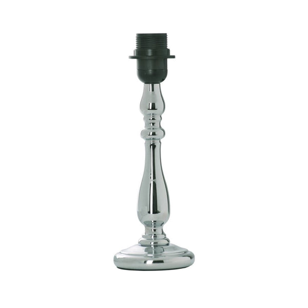 Base de lámpara de metal variada en níquel – Diseño atemporal de 29 cm de altura con casquillo E27