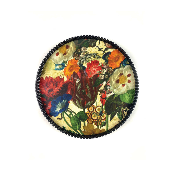 Flemish Flowers Tray