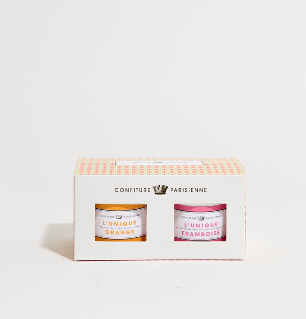 Confiture Parisienne - Coffret deux recettes - Orange Framboise