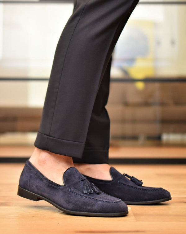 VULCANO - Navy Suede