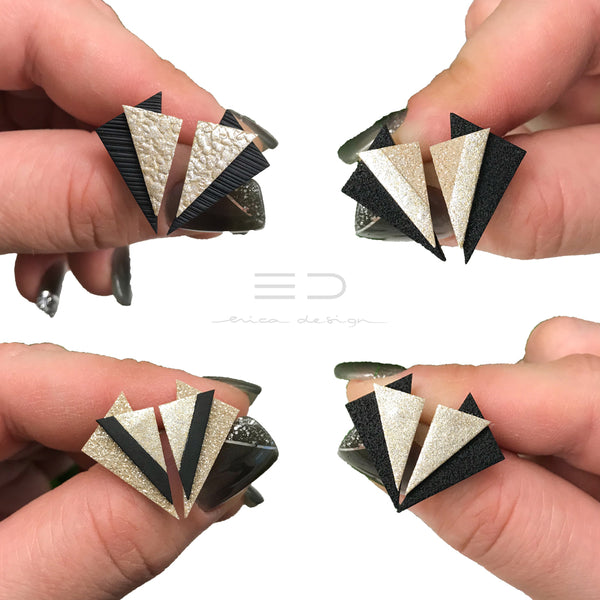 asymmetric | black - champagne